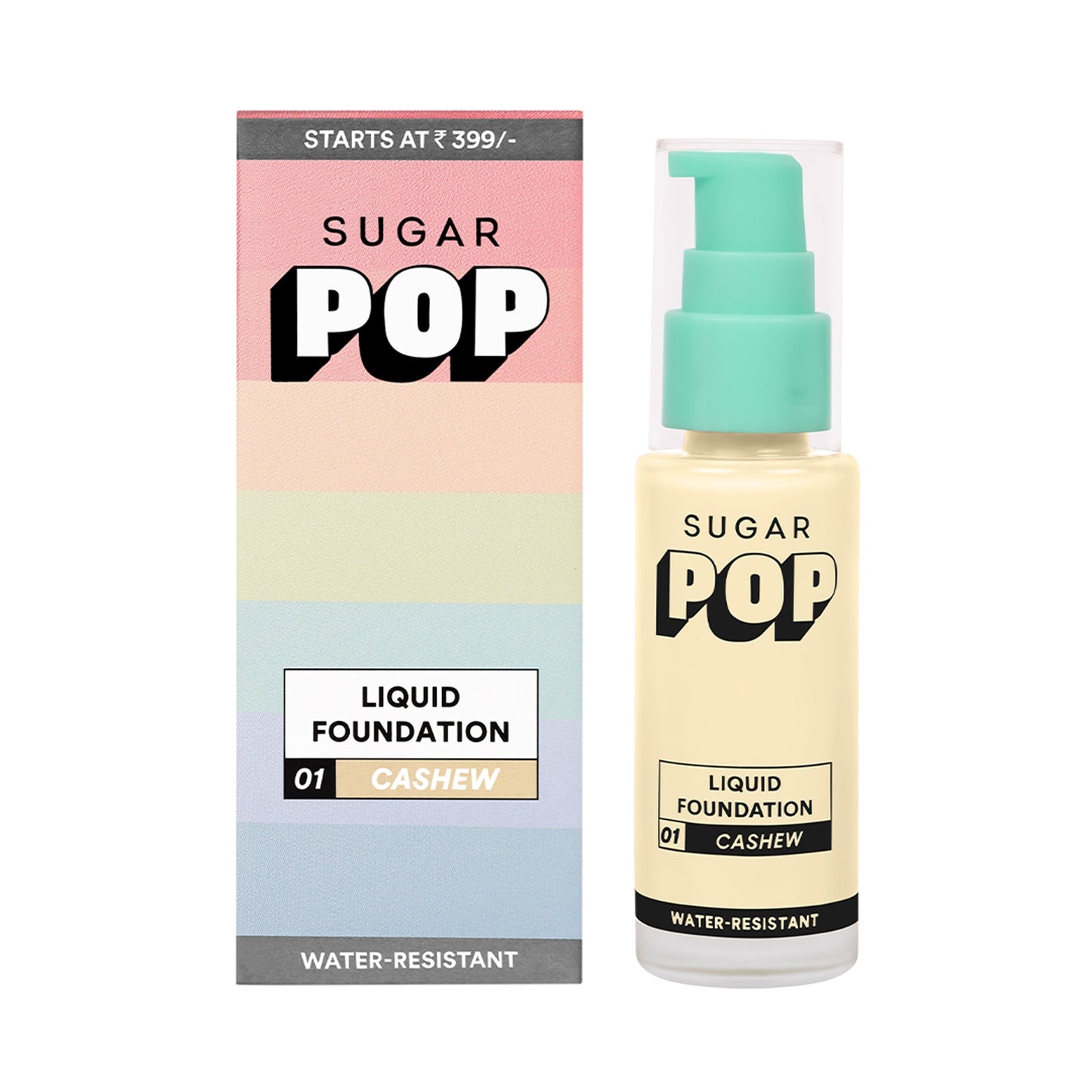 SUGAR POP Liquid Foundation - 01 Cashew