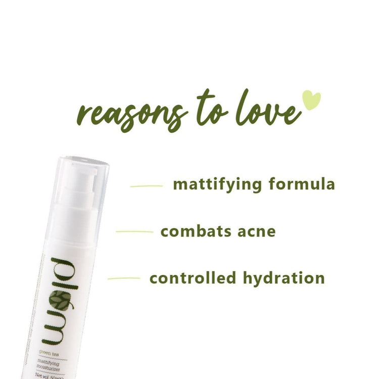 Plum Green Tea Mattifying Moisturizer | Oily, Acne-Prone Skin | SLS-Free, 100% Vegan | 50ml