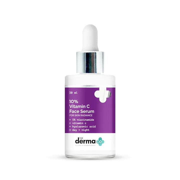 The Derma Co 10% Vitamin C Face Serum with 5% Niacinamide & Hyaluronic Acid - 30ml