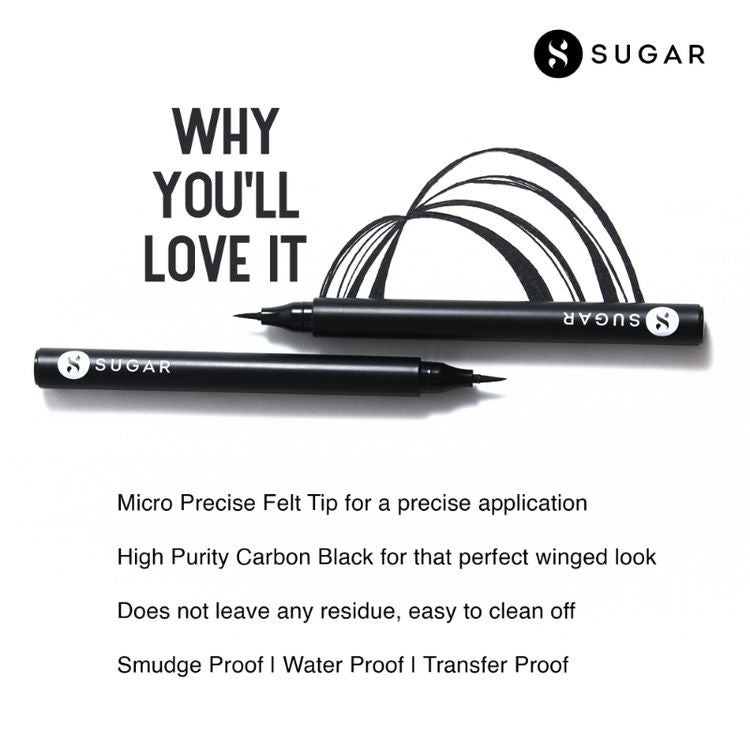SUGAR Wingman Waterproof Microliner - 01 I'll Be Black(1.6ml)
(1.6ml)