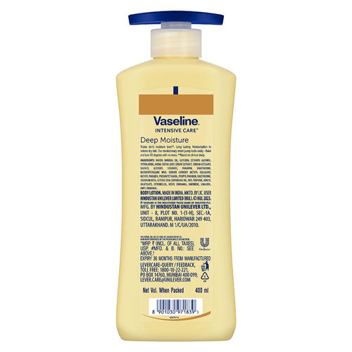 Vaseline Deep Moisture Serum In Lotion Enriched with Glycerin for Nourished Soft Skin
(400ml)