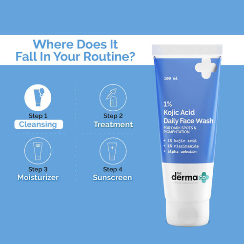 The Derma Co 1% Kojic Acid Daily Face Wash
(100ml)