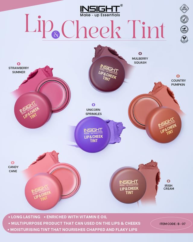 Insight Cosmetics Lip & Cheek Tint, B07-02 Candy Cane