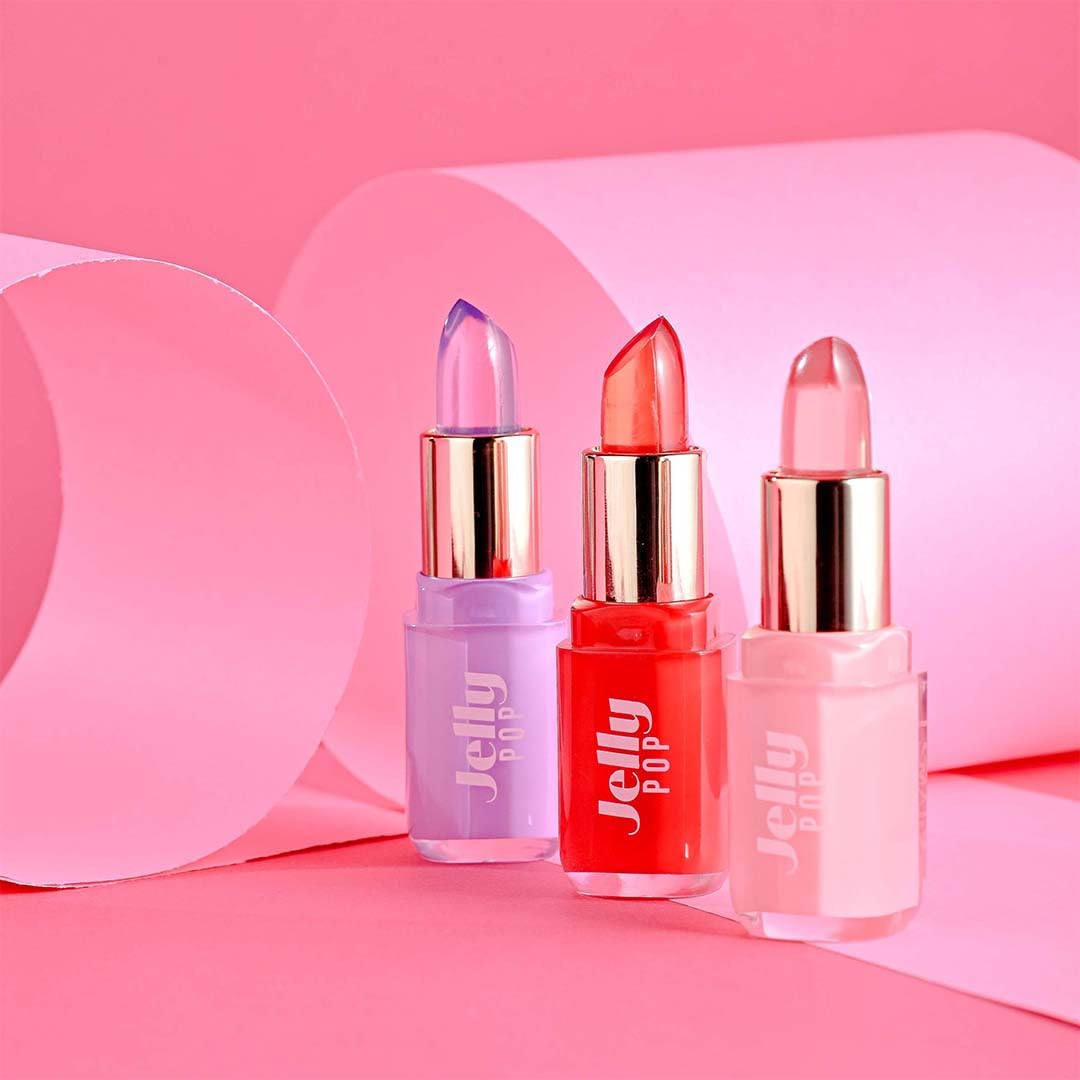 Glam21 Jelly Pop fruity gel lipstick| 02- Strawberry Red, 3.5gm