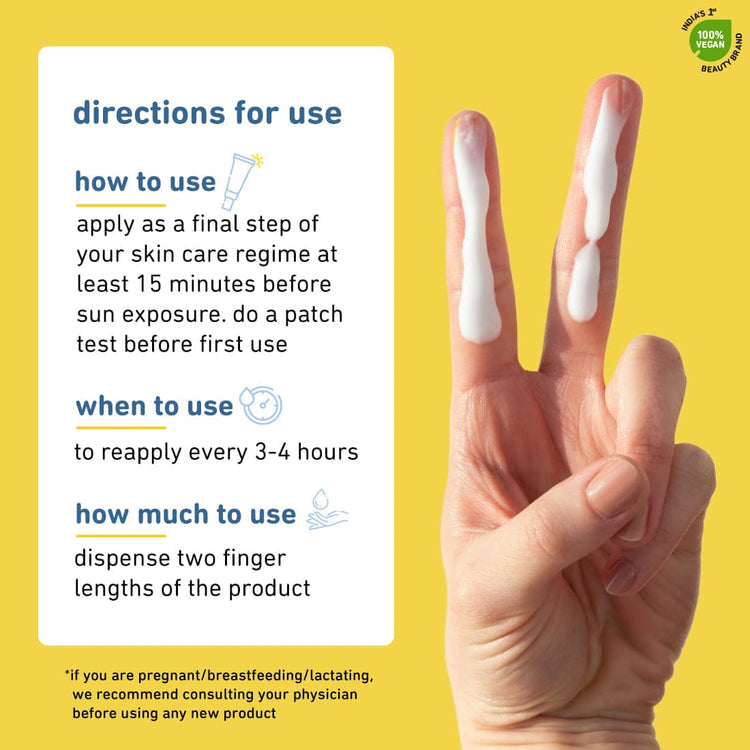 Plum 2% Niacinamide & Rice Water SPF 50 PA+++ Hybrid Sunscreen | 50g
