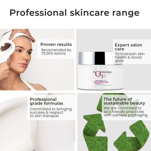 O3+ Night Repair Cream Brightening & Glow Boosting
(50gm)