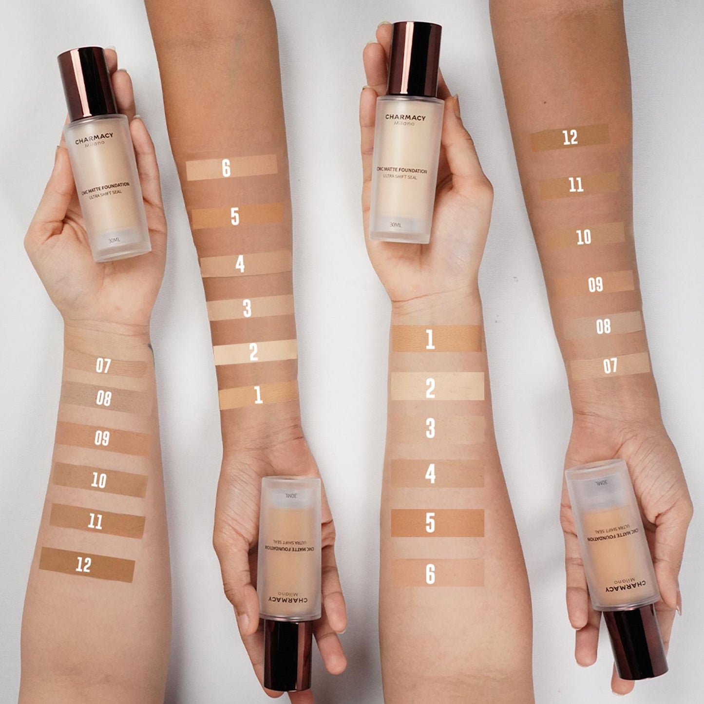 Charmacy Milano Matte Foundation - 06 (30ml)