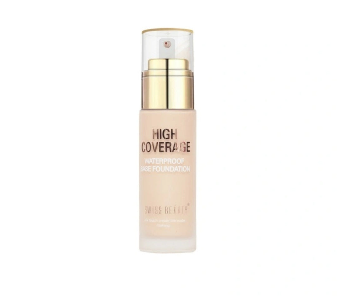 Swiss Beauty High Coverage Waterproof Base Liquid Foundation - 03 Natural Beige