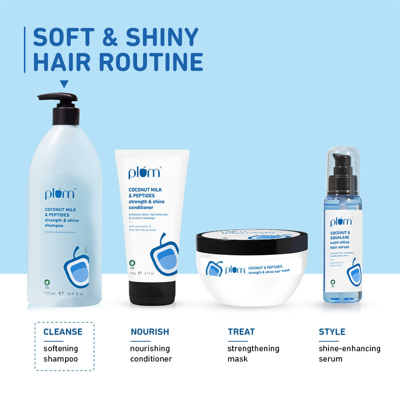 Plum Coconut Milk & Peptides Shampoo (500ml)