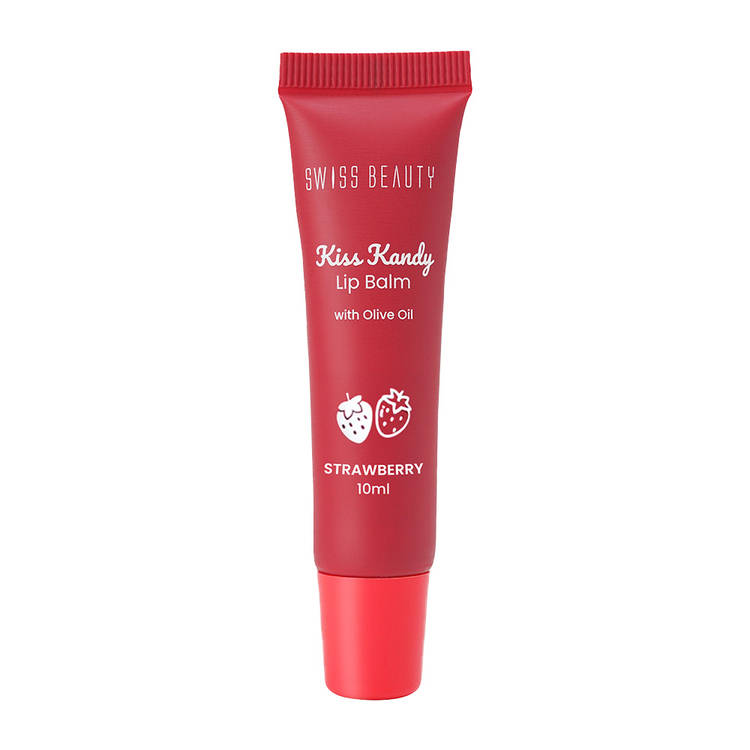 Swiss Beauty Kiss Kandy Tinted Lip Balm - 7 Strawberry (10ml)