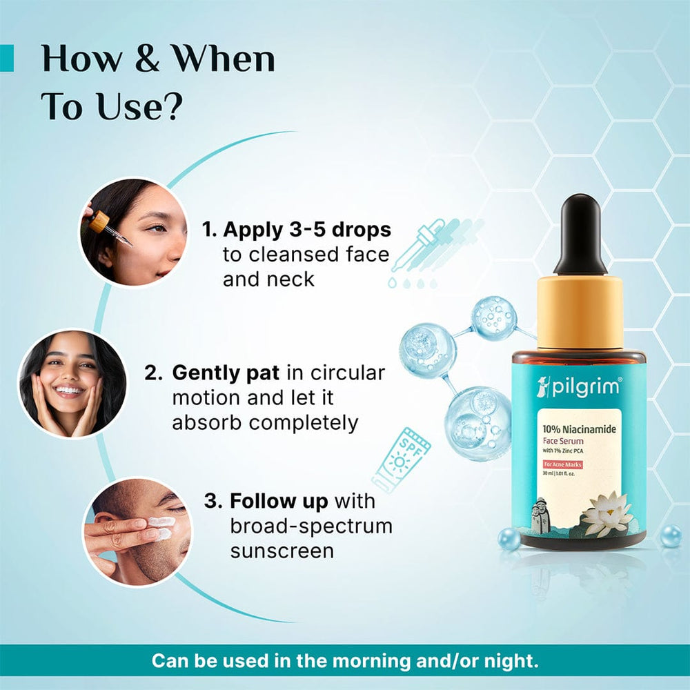 Pilgrim 10% Niacinamide Face Serum With 1% Zinc PCA 30ml