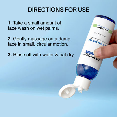 DERMDOC 2% Salicylic Acid Face Wash (120 ml)