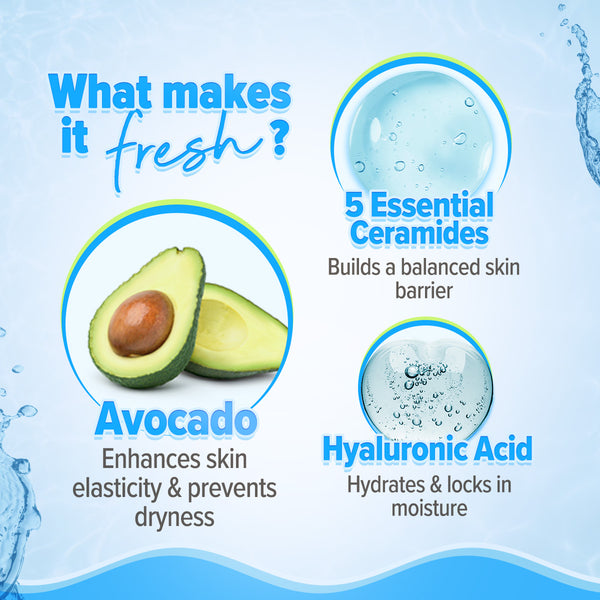 Aqualogica 5 Barrier+ Repair Gentle Cleanser with Avocado & 5 Essential Ceramides - 100 ml