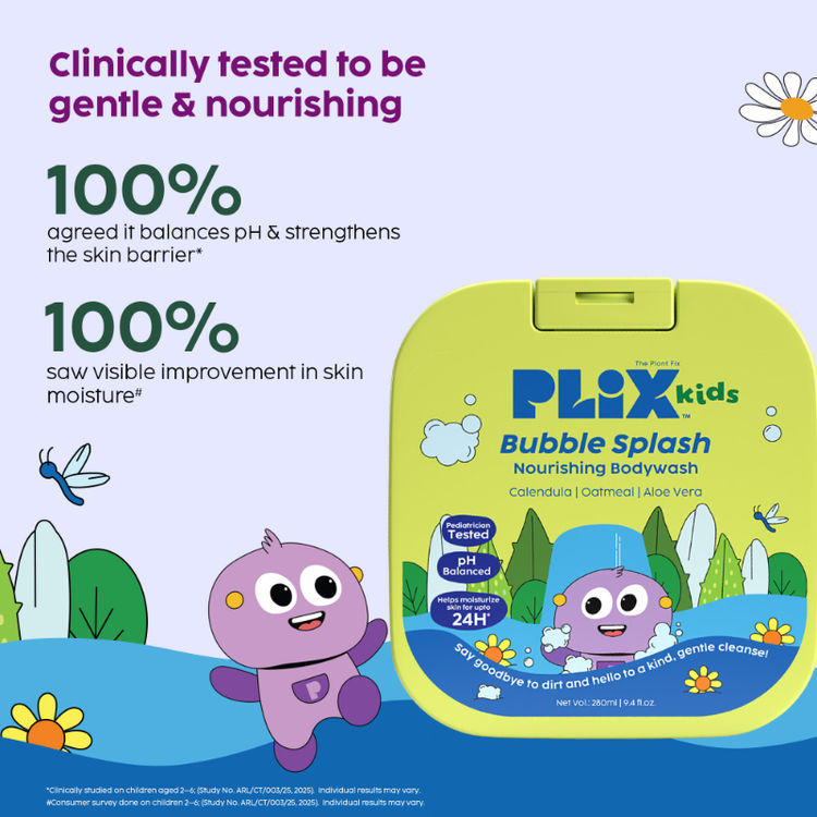 Plix Kids Bubble Splash Body Wash (280ml)