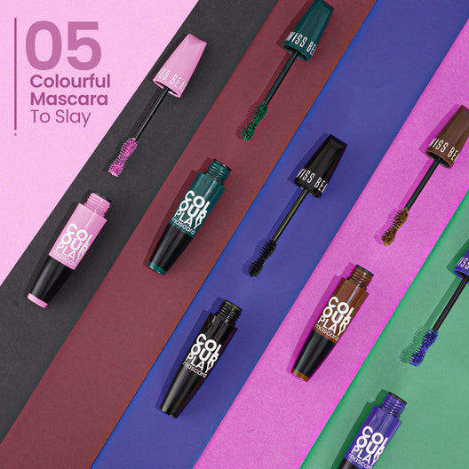 Swiss Beauty Colour Play Mascara / Pink