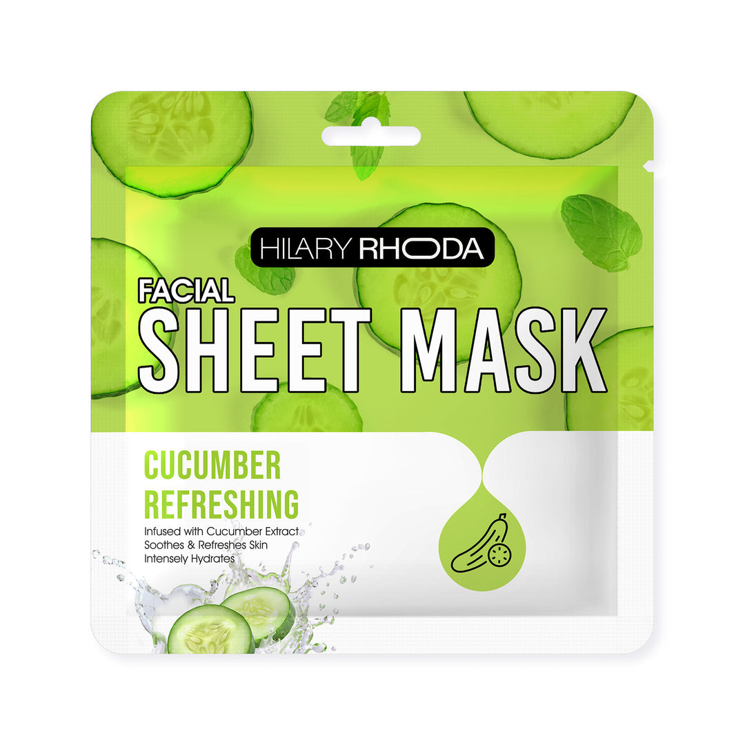 Hilary Rhoda Facial Sheet Mask - Cucumber Refreshing