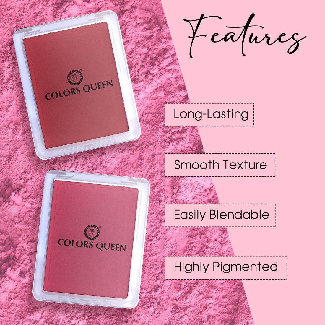 Colors Queen Sweet Cheek Matte Blush | 01 Love Cake