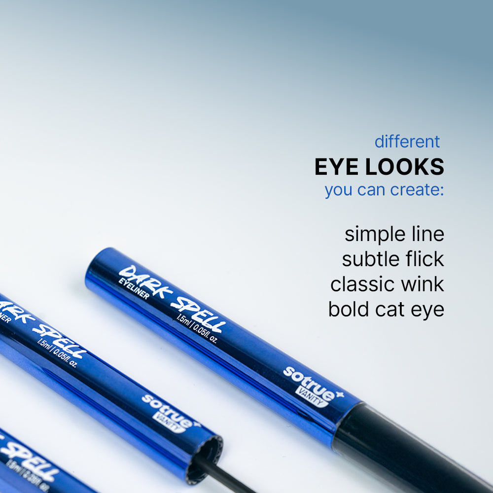 So True Dark Spell Liquid Eyeliner | Intense Jet Black