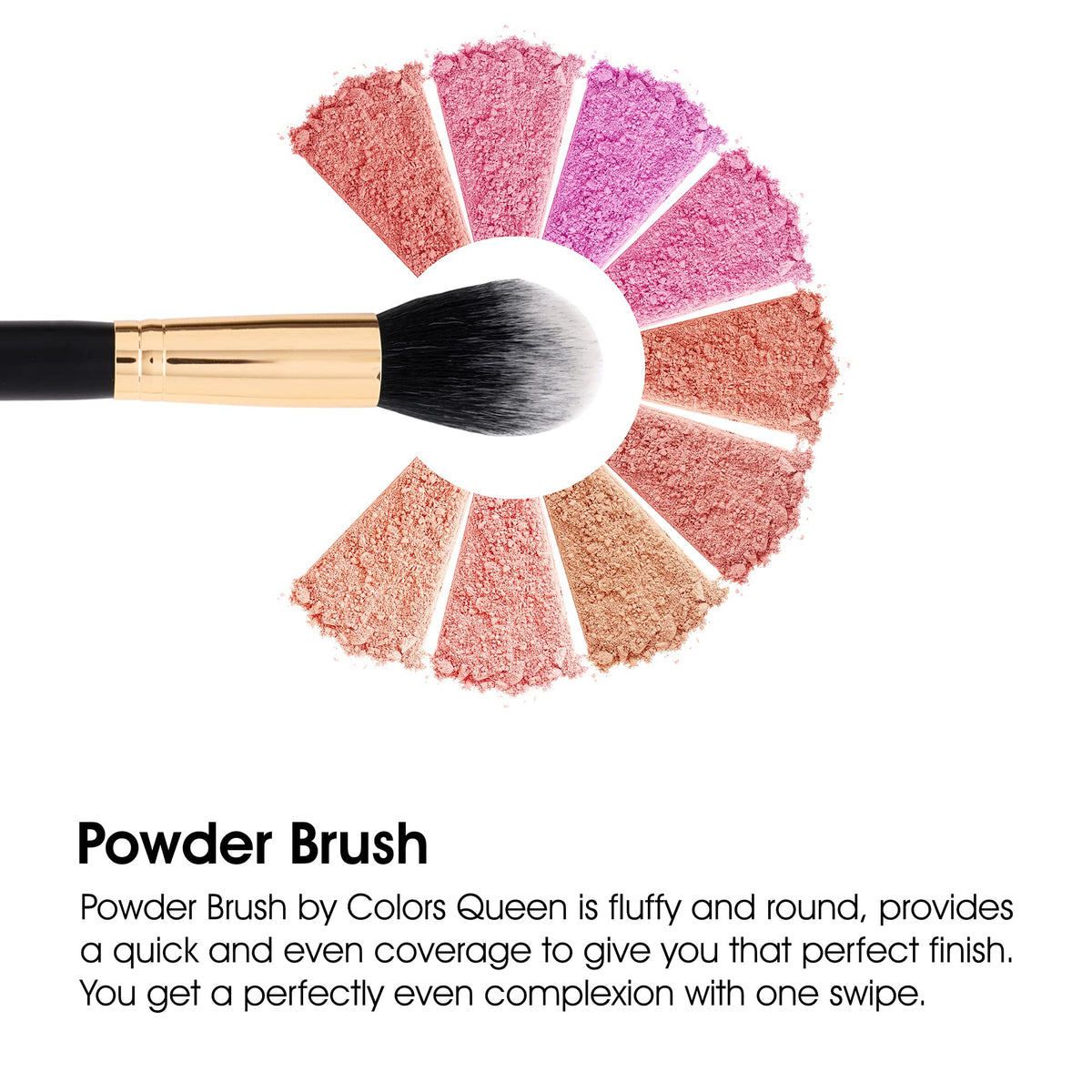 Colors Queen Soft Bristle Powder Brush