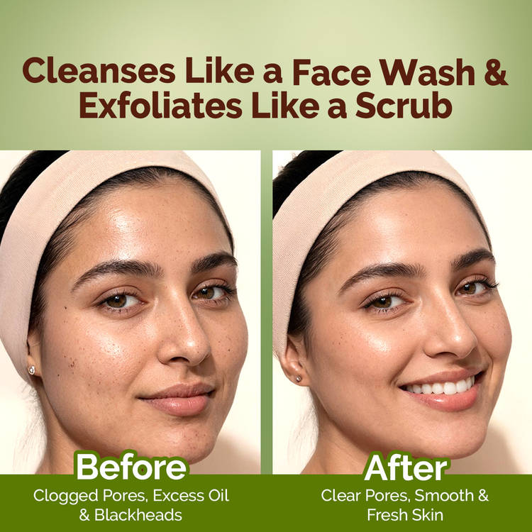 Hyphen Triple clay pore detox & brightening face mask - 50 gm