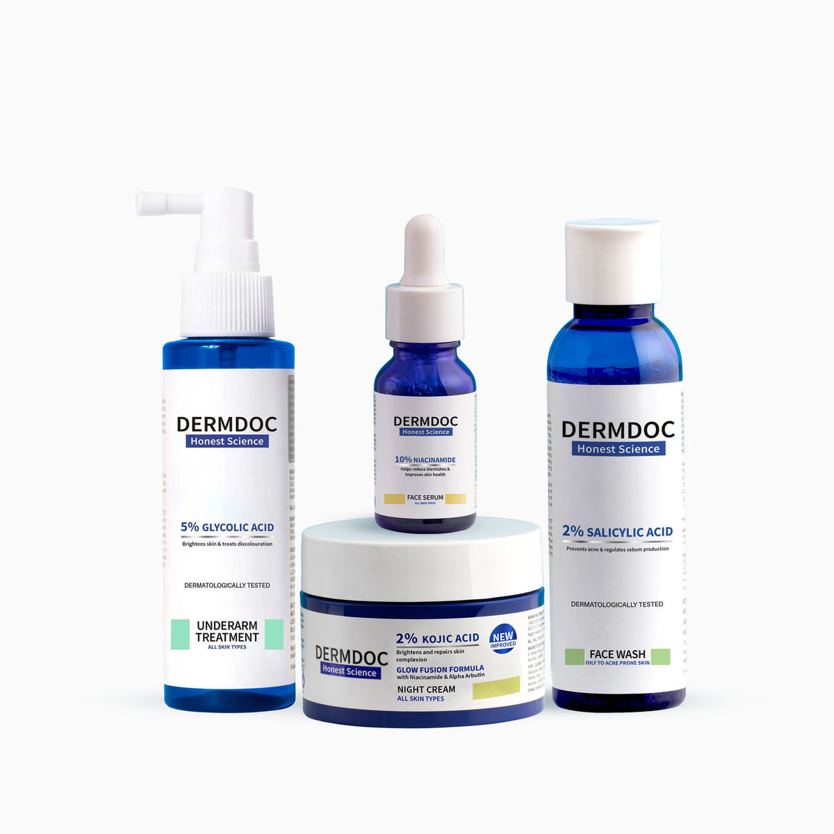 DERMDOC Combo Kit of Best-Sellers Value Pack - Combo of 4