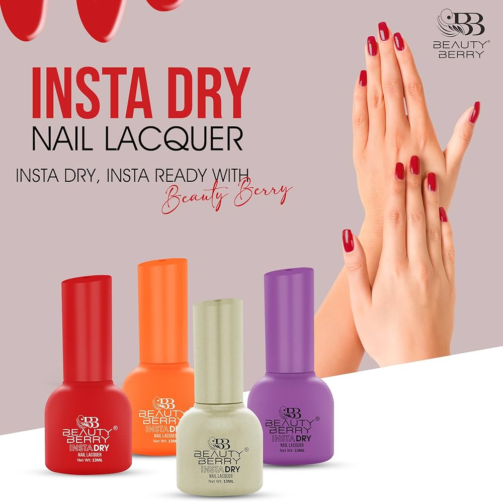 Beauty Berry Insta Dry Nail Lacquer (WOMEN-40)