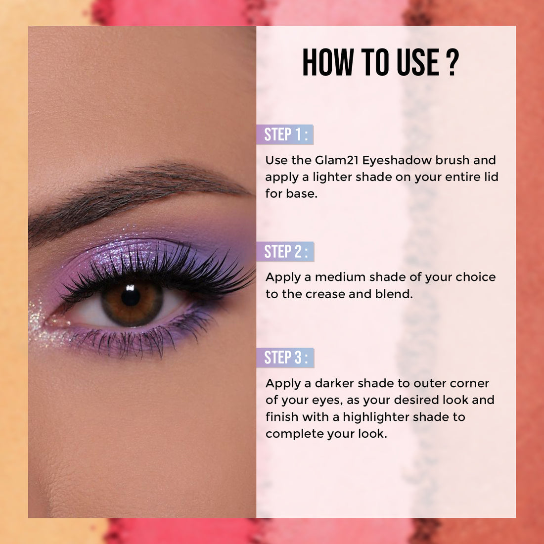 Glam21 20 Color Eyeshadow Palette Combination of Mattes and Shimmers (01Stary Eyes)