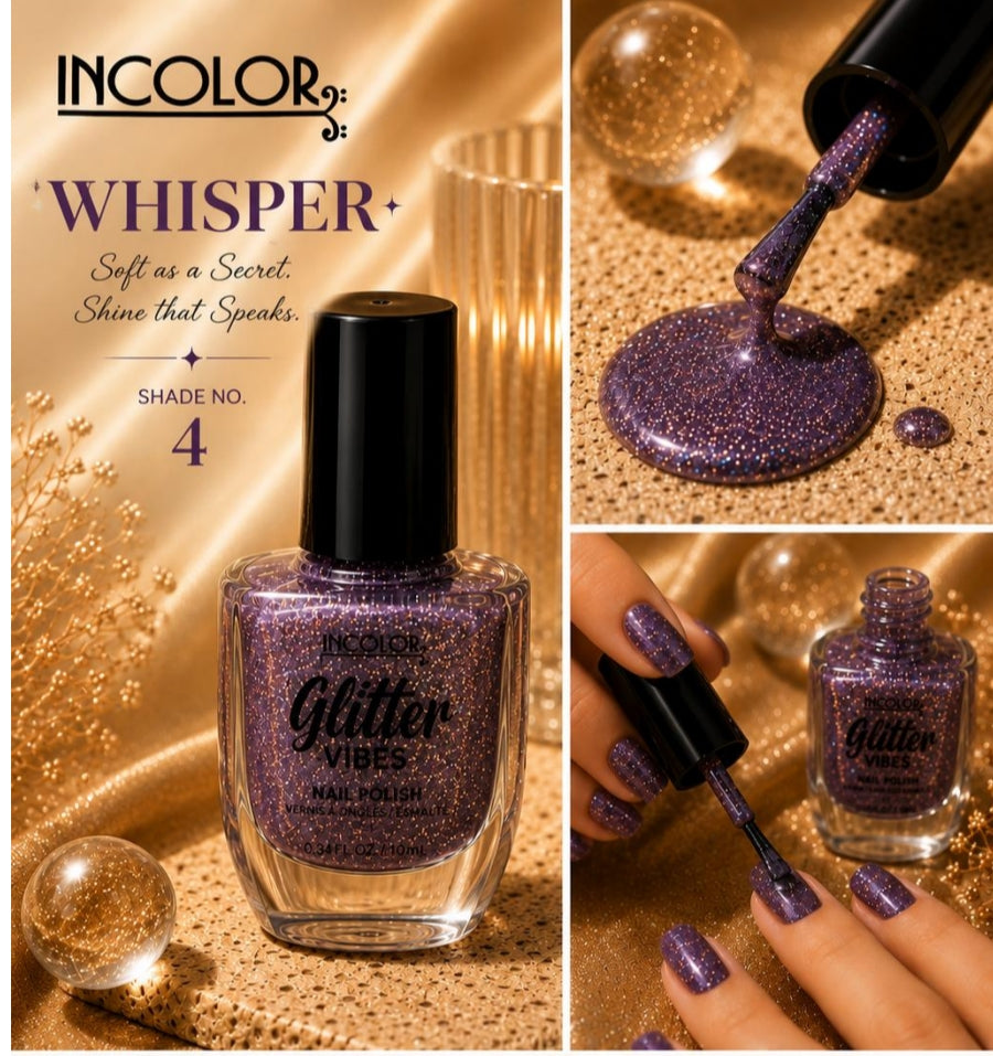 Incolor Glitter Vibes Nail Paints/ 04