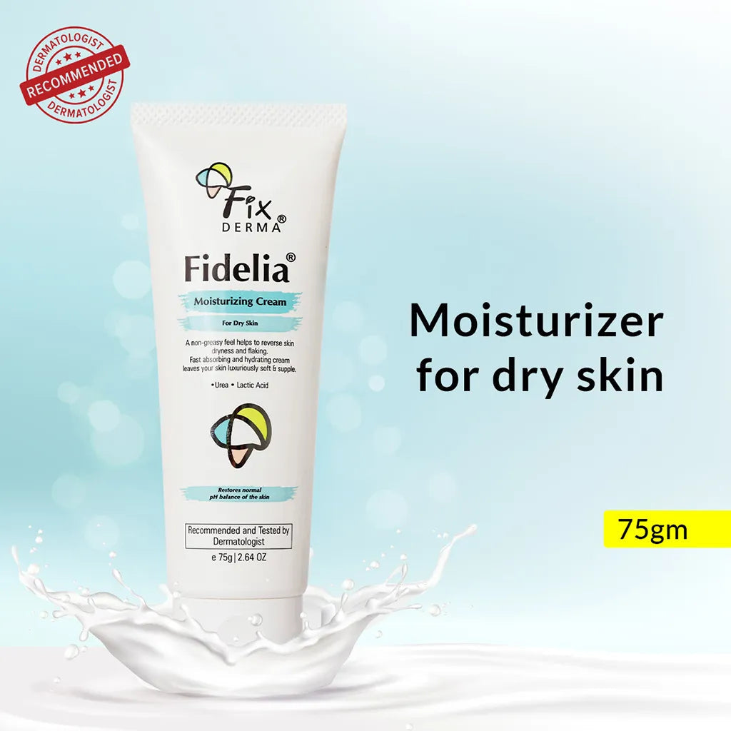 Fixderma Fidelia Moisturizing Cream | A non-greasy and Hydrating Cream for Dry Skin