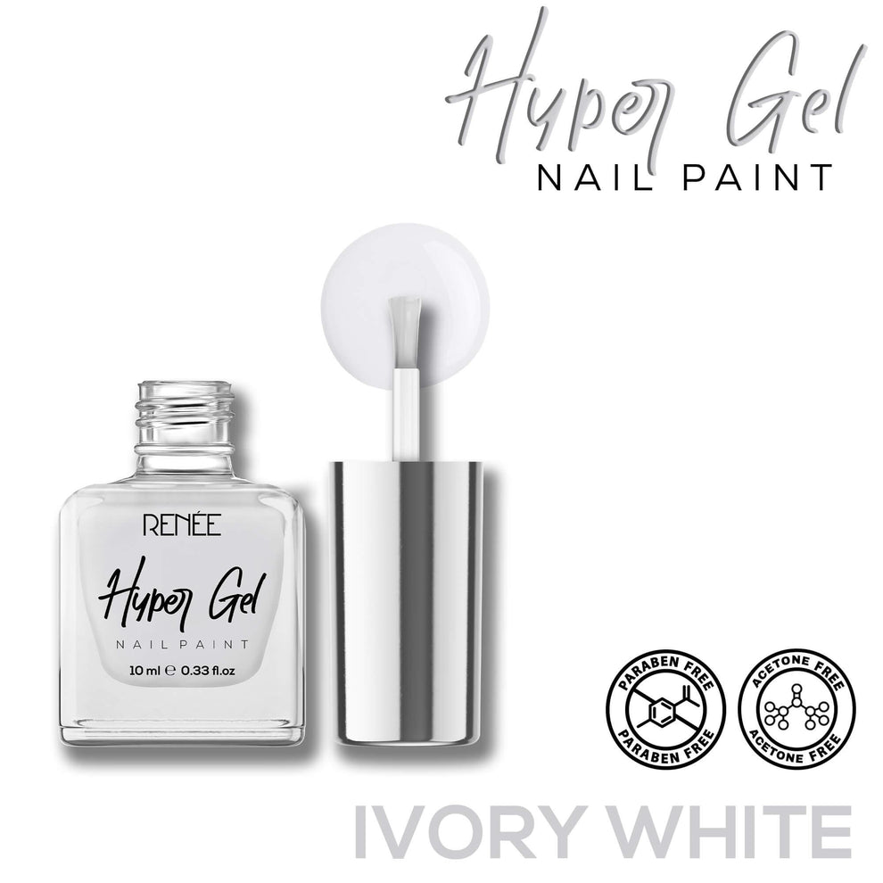 RENEE Hyper Gel Nail Paint 10ml (13 Ivory White)