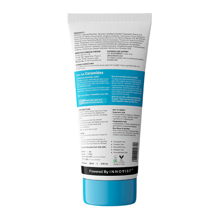 Chemist at Play Hydrating Body Lotion with Rice Water & Hyaluronic Acid, Moisturizer for Dry Skin (200ml)