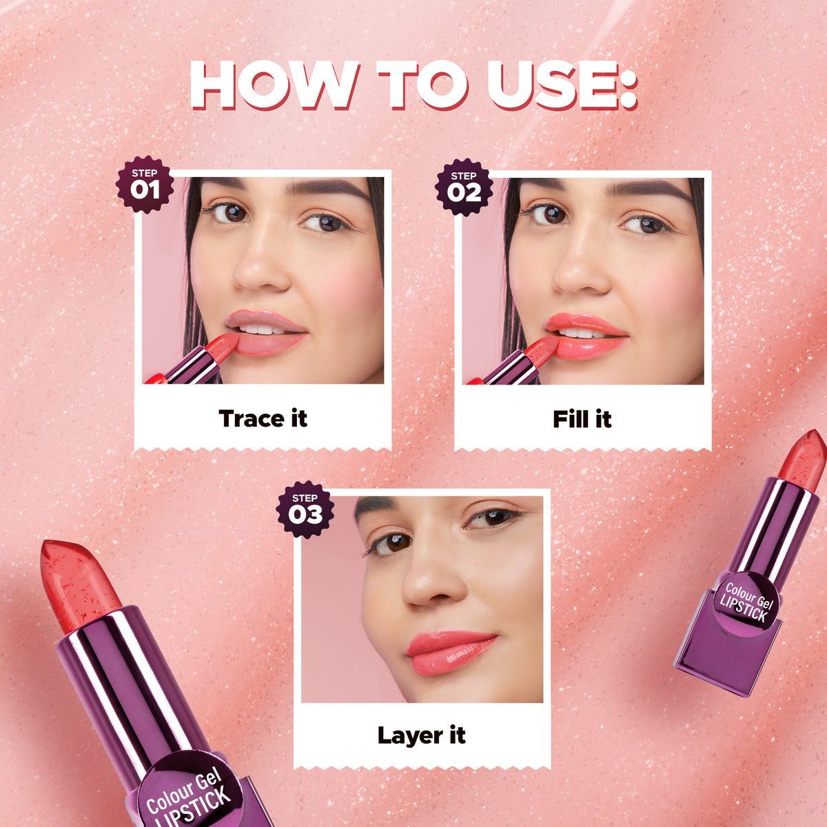 Hilary Rhoda Colour Gel Lipstick (Shade 2)