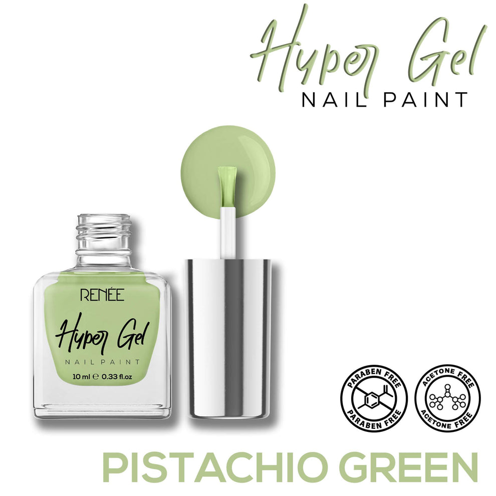 RENEE Hyper Gel Nail Paint 10ml (16 Pistachio Green)