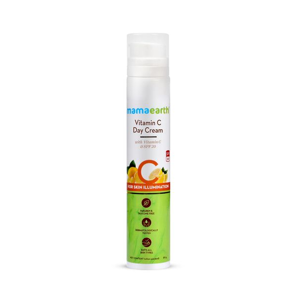 Mamaearth Vitamin C Day Cream with Vitamin C and SPF 20 for Skin Illumination - 50g