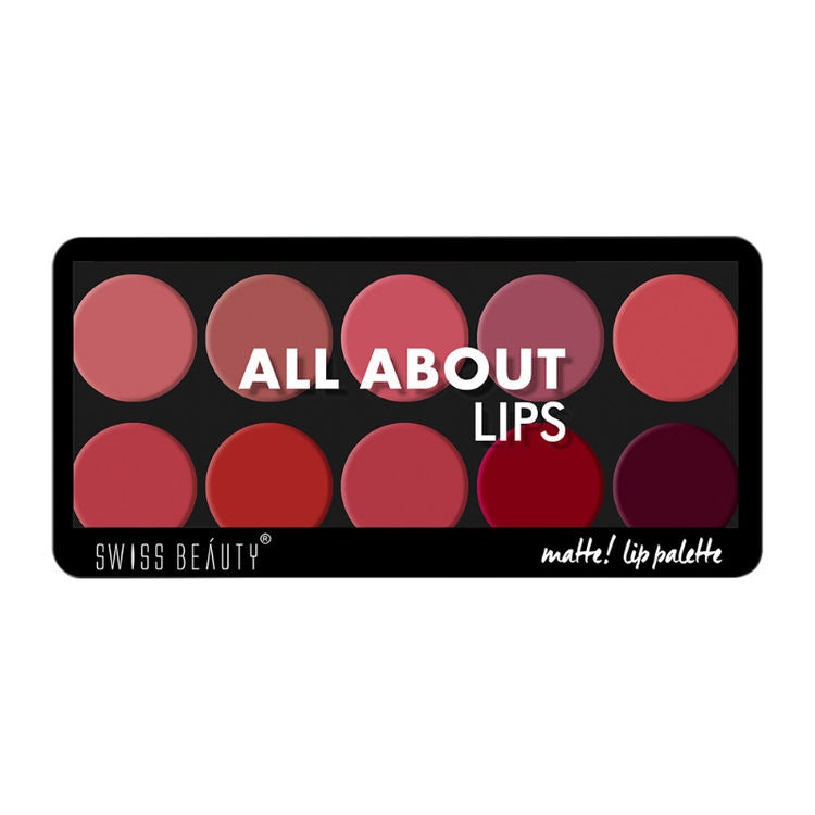 Swiss Beauty All About Lip Palette - Colors 01