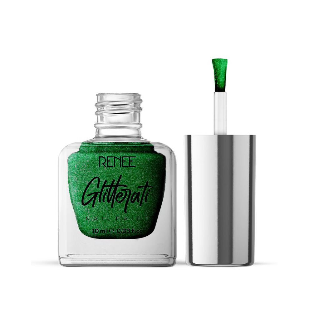 RENEE Glitterati Nail Paint (16 Green Sapphire)