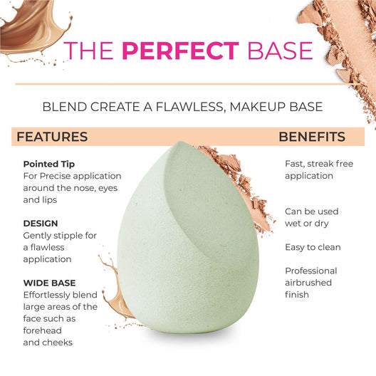Swiss Beauty Makeup Buddy Beauty Blender 03(Soft Green)