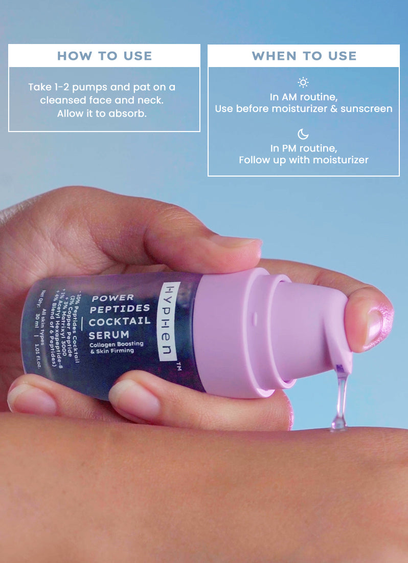 Hyphen 10% peptide with 2% copper peptide face serum | 30ml