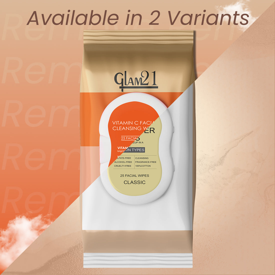 Glam21 Make-up Remover Wipes With Vitamin C & Hyaluronic Acid
