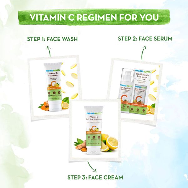 Mamaearth Vitamin C Daily Glow Face Cream With Vitamin C & Turmeric for Skin Illumination - 150 g