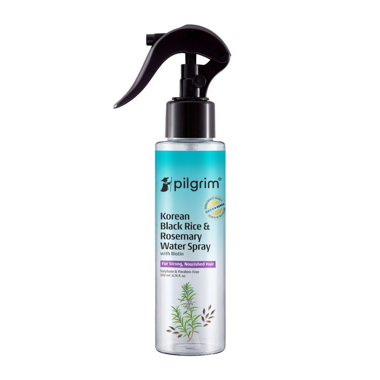 Pilgrim Korean Black Rice And Rosemary Water Hair Spray With Biotin
(200ml)