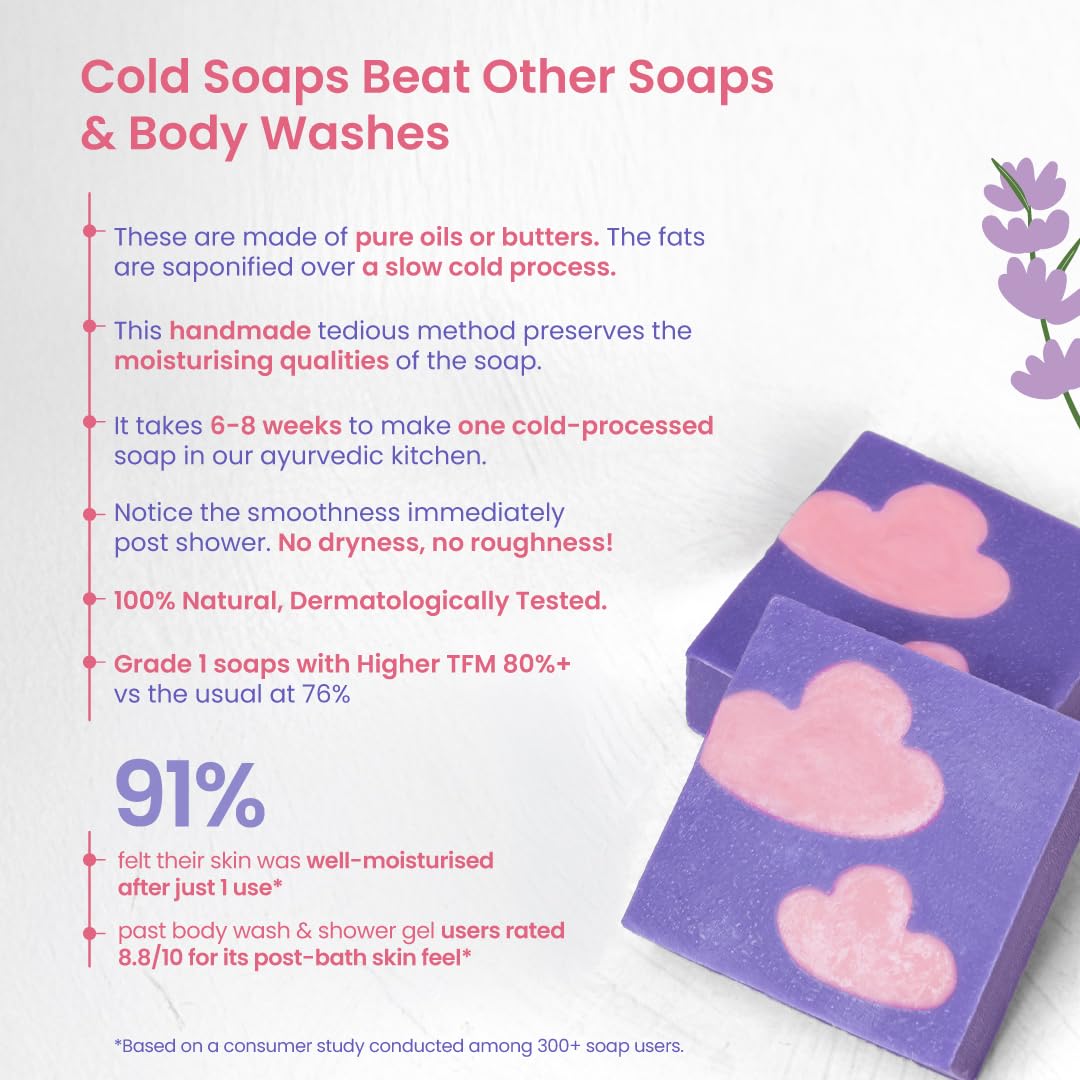 Nat Habit Cold Processed Himalayan Lavender Soap / 75g