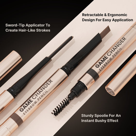 Swiss Beauty Select Game Changer Eyebrow Pencil (02 Chocolate Brown)