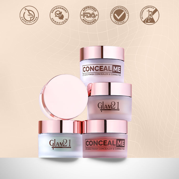 Glam21 Conceal Me Studio Finish Concealer & Corrector (Warm Sand - 04)