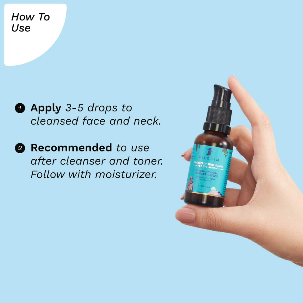 Pilgrim Natural Vitamin C Serum (20%) with Hyaluronic Acid & Kakadu Plum