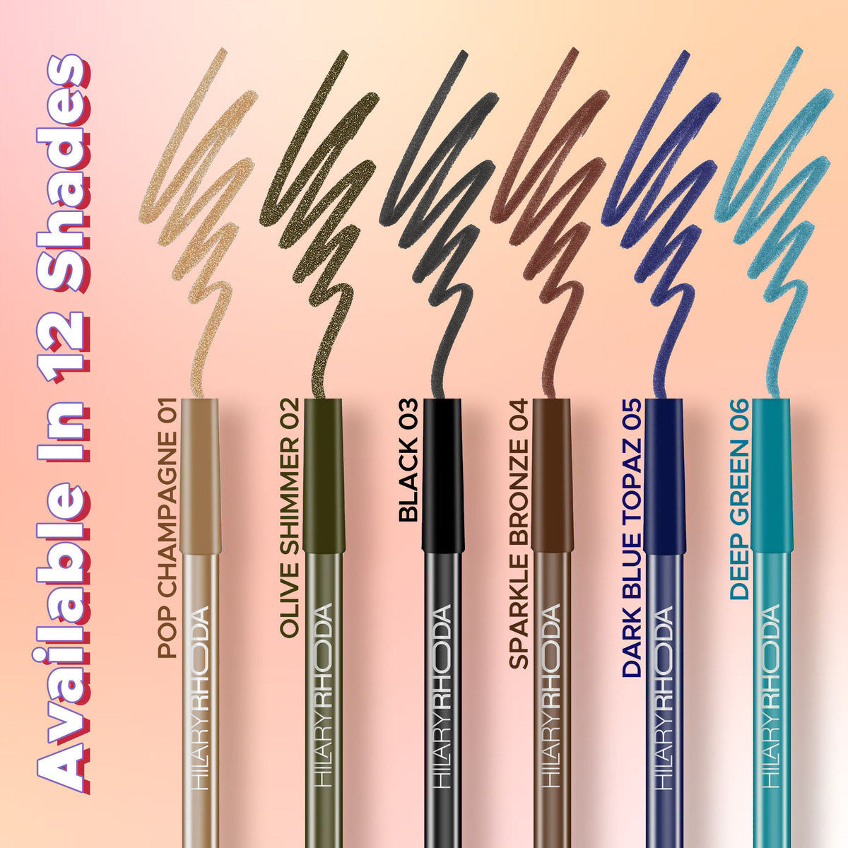 Hilary Play n Blend Gel Eyeliner 07 Romantic Pink