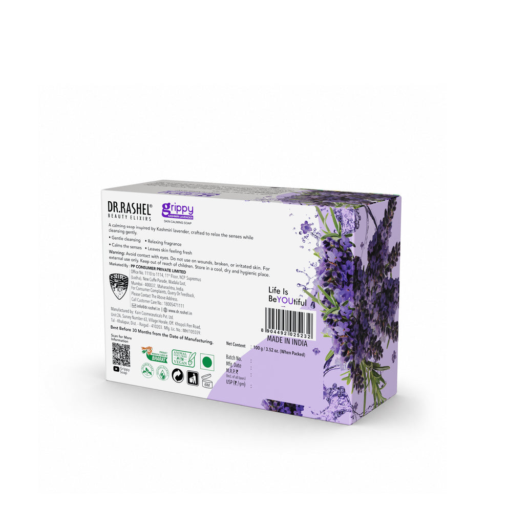 Dr Rashel Grippy Lavender Soap 1 pcs