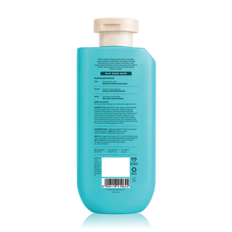 Plum BodyLovin Hawaiian Rumba Shower Gel - Fresh Beachy Body Wash (240ml)