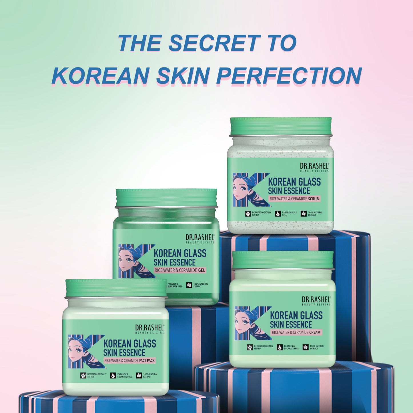 Dr Rashel Korean Glass Skin Essence Face Pack - 380 ml
