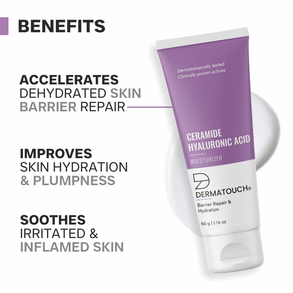 Dermatouch Ceramide Hyaluronic Acid Moisturizer 50gm